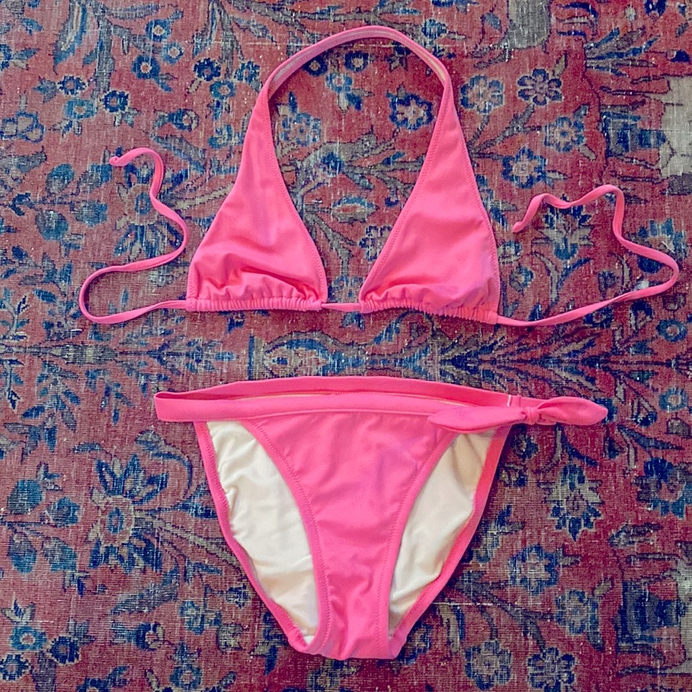 J.Crew pink bikini